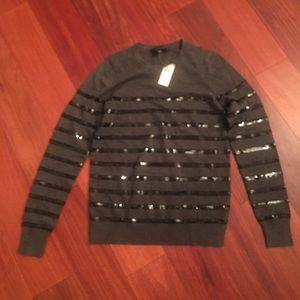 Ann Taylor Sweater With Sequence size small